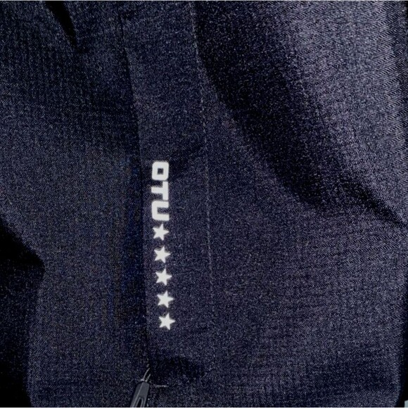OTU Hooded Lightweight Jacket Men's Mesh Lined Full Zip Softshell Black Medium - Picture 5 of 6